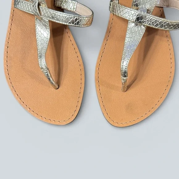 Steve Madden Gold Rico Sandals - Picture 6 of 7